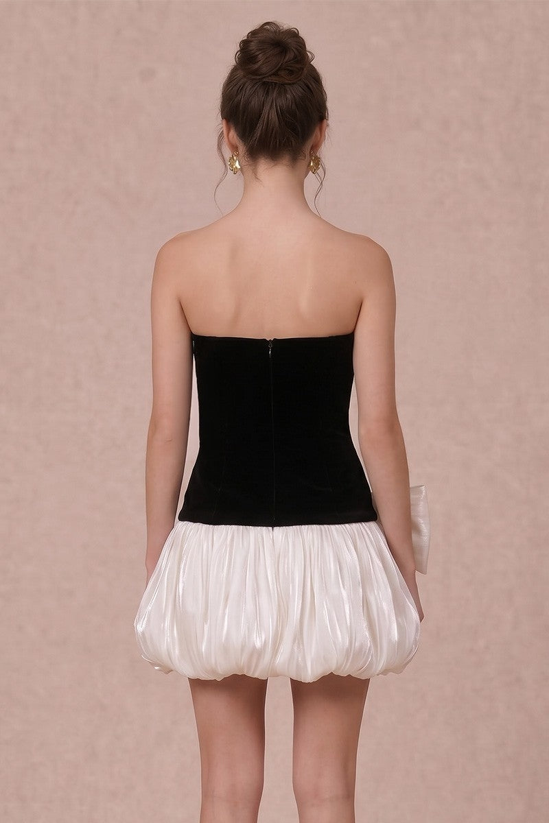 Velvet Charm Mini Dress
