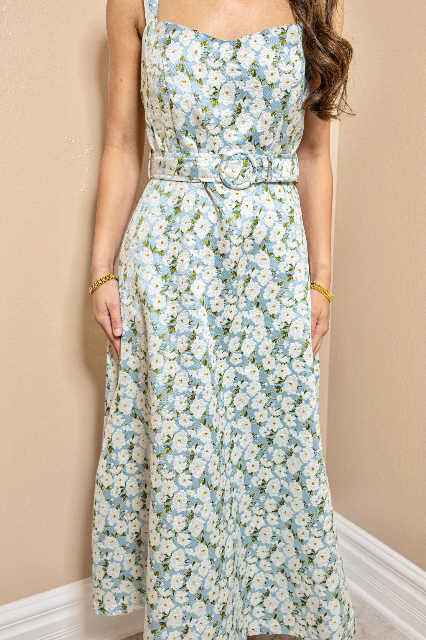 Whispering Garden Midi Dress