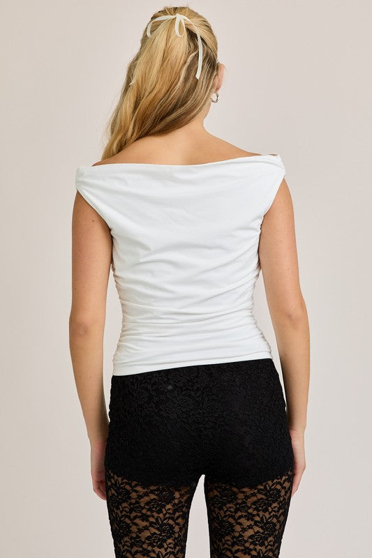 Off Duty Charm Top