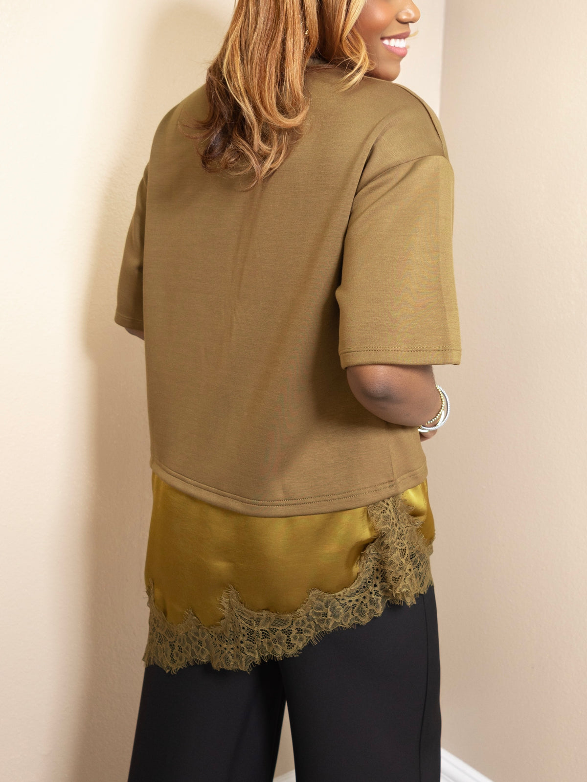 Olive & Lace Tee