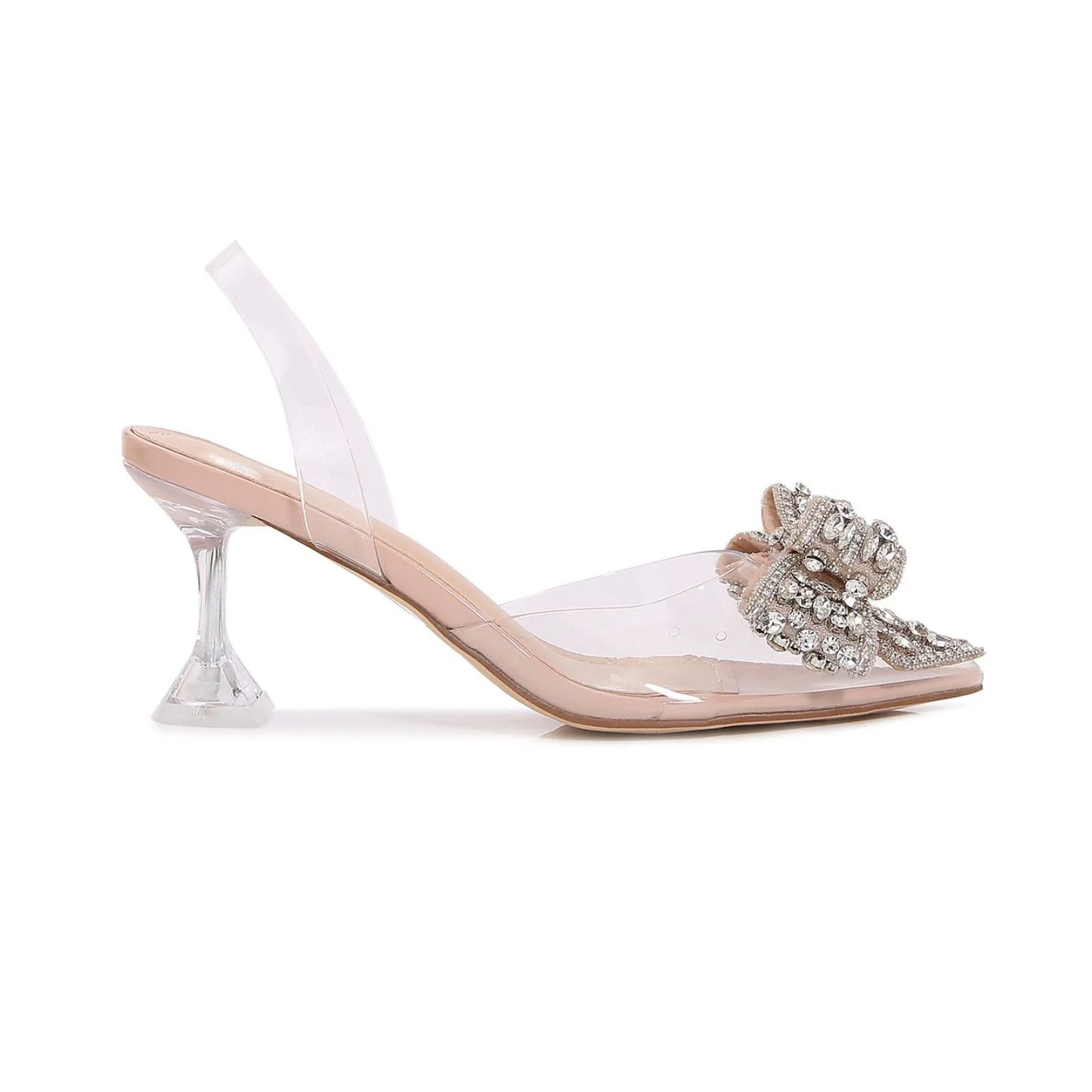 Diamond Dust Bow Heel
