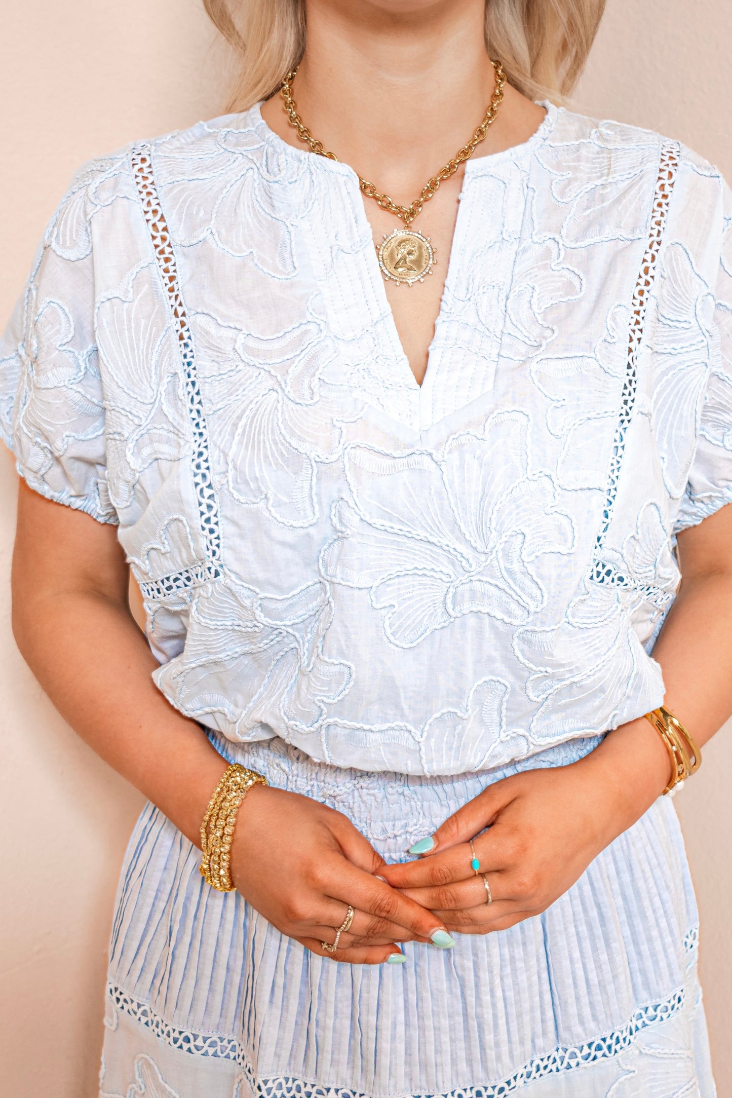 Skyline Embroidered Blouse