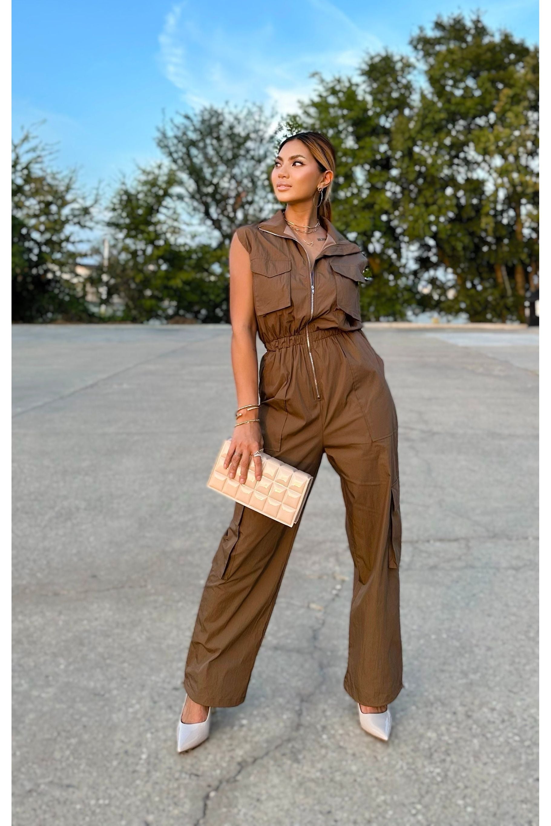 Cargo best sale style jumpsuit