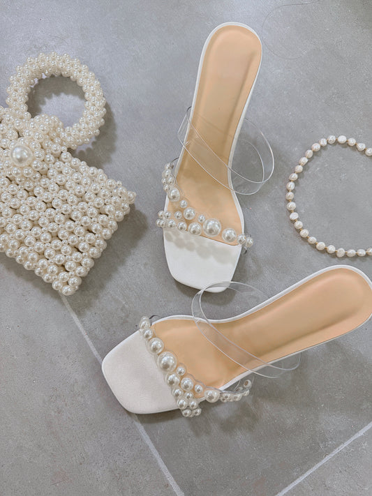Forever Yours Pearl Heels