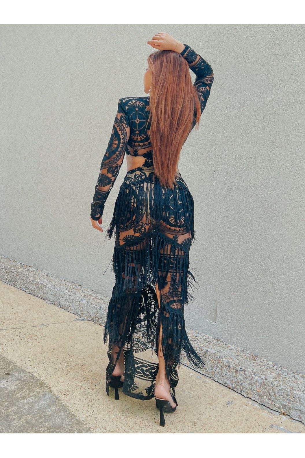 Babe in Baroque Maxi Dress-Dresses-KCoutureBoutique, women's boutique in Bossier City, Louisiana