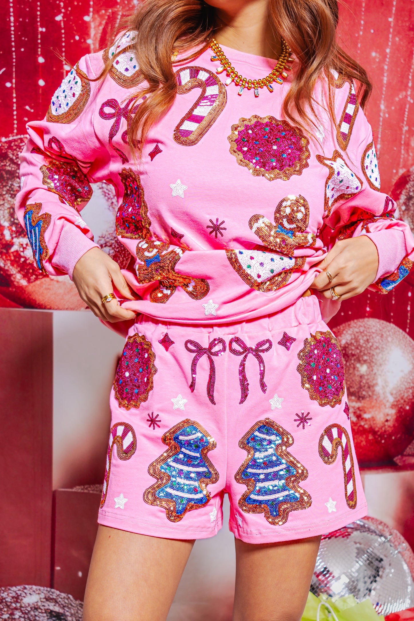 Belle Cher Christmas Cookies Sweatshirt