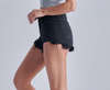 Black Super Soft Destroyed High Rise Frayed Shorts-Denim-KCoutureBoutique, women's boutique in Bossier City, Louisiana