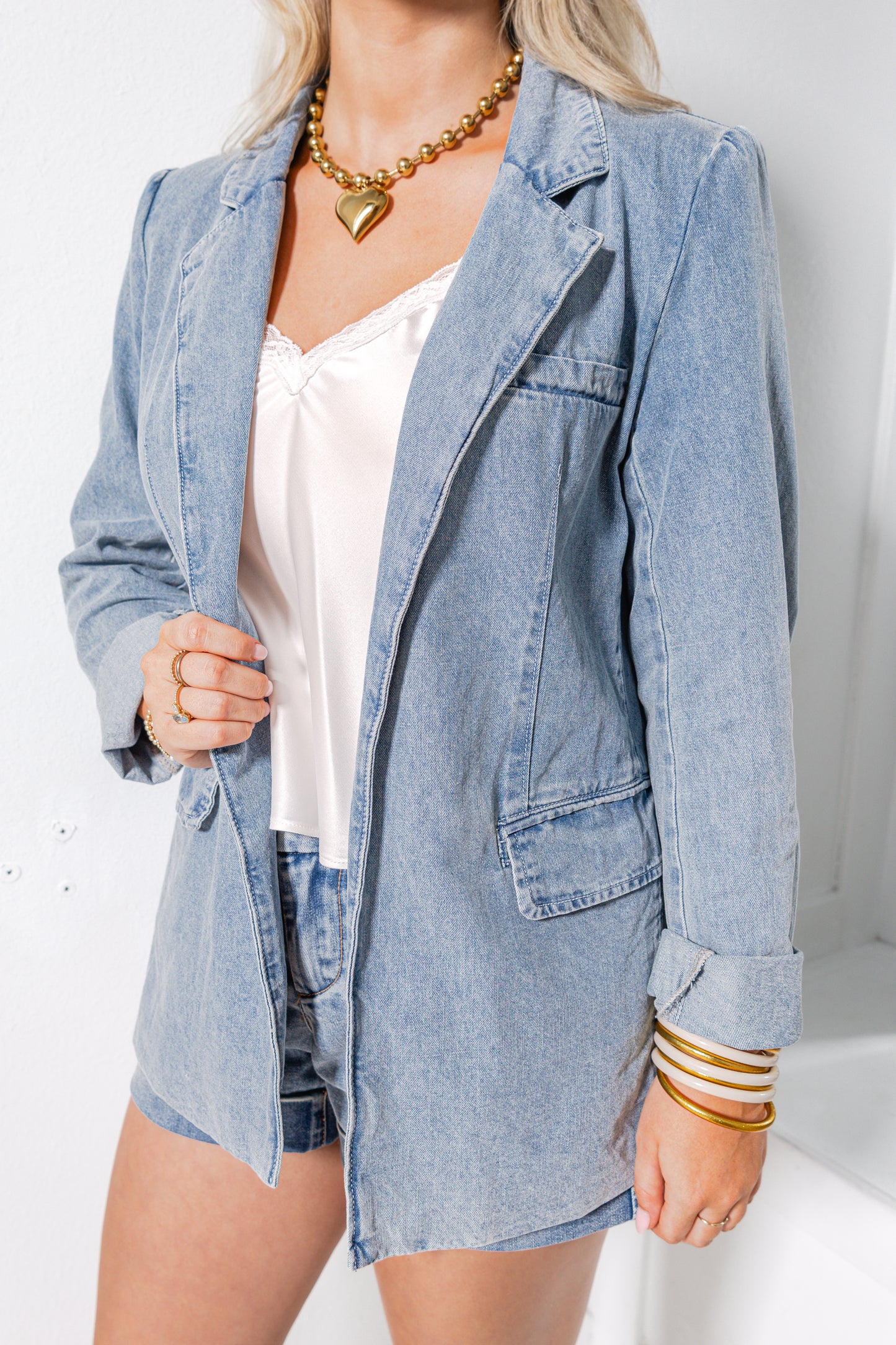 California Blues Denim Blazer