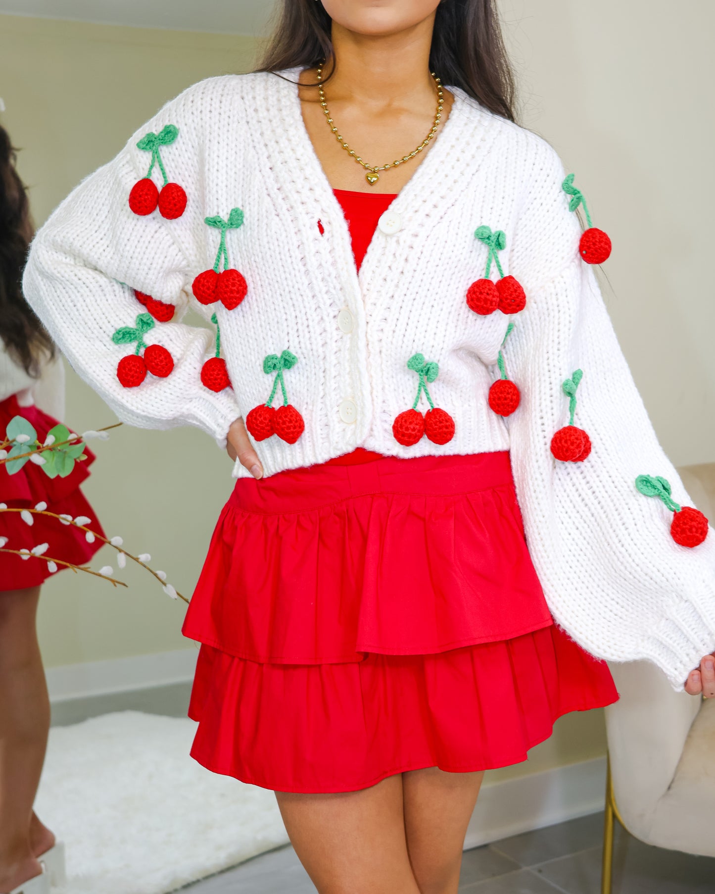 Cherry On Top Knit Cardigan