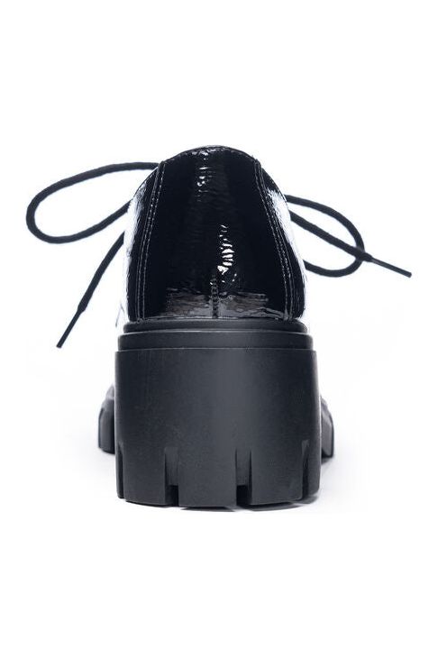 Chinese Laundry Noyz Oxford Black Patent Shoes-Shoes-KCoutureBoutique, women's boutique in Bossier City, Louisiana