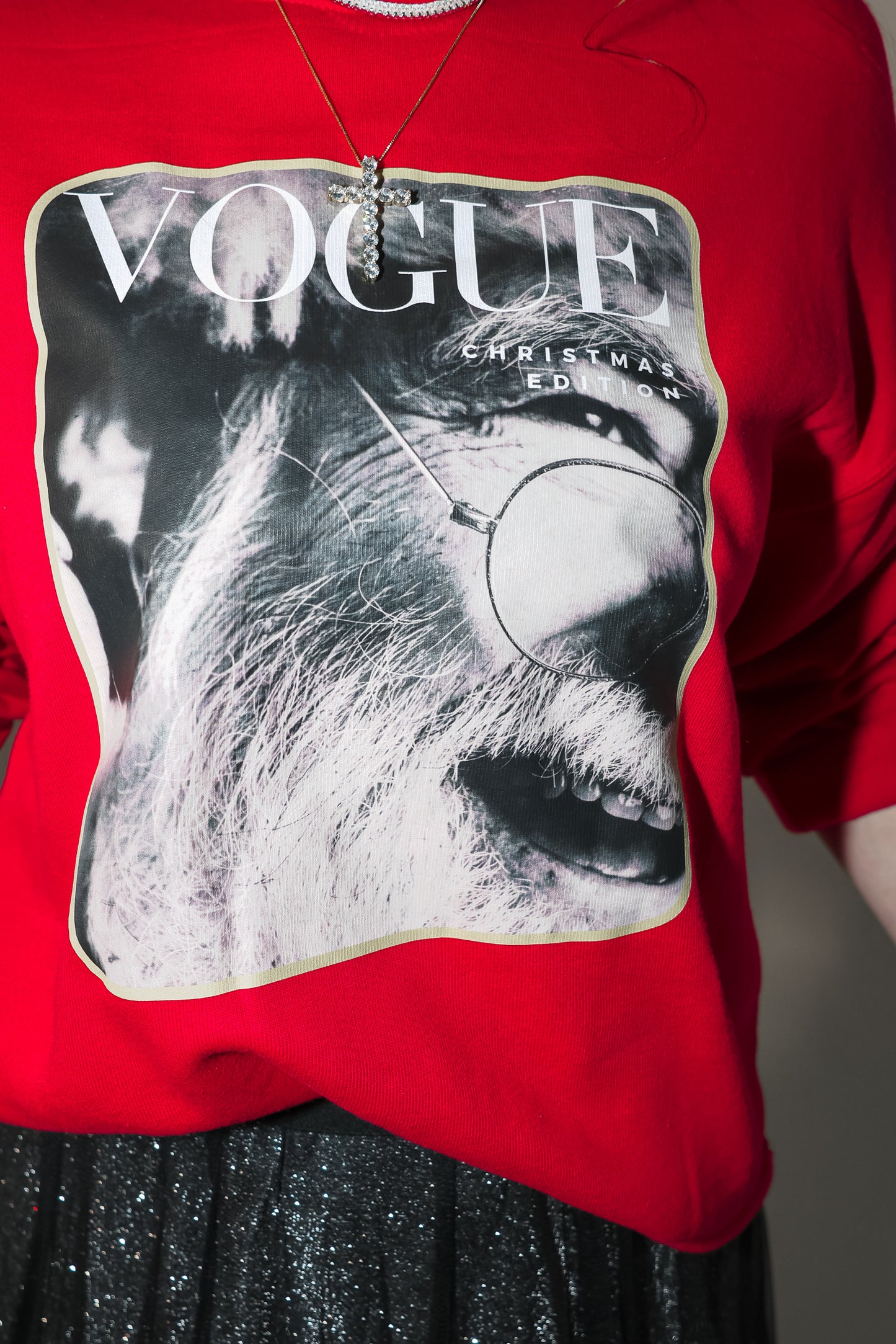 Vogue Santa Fleece Sweatshirt