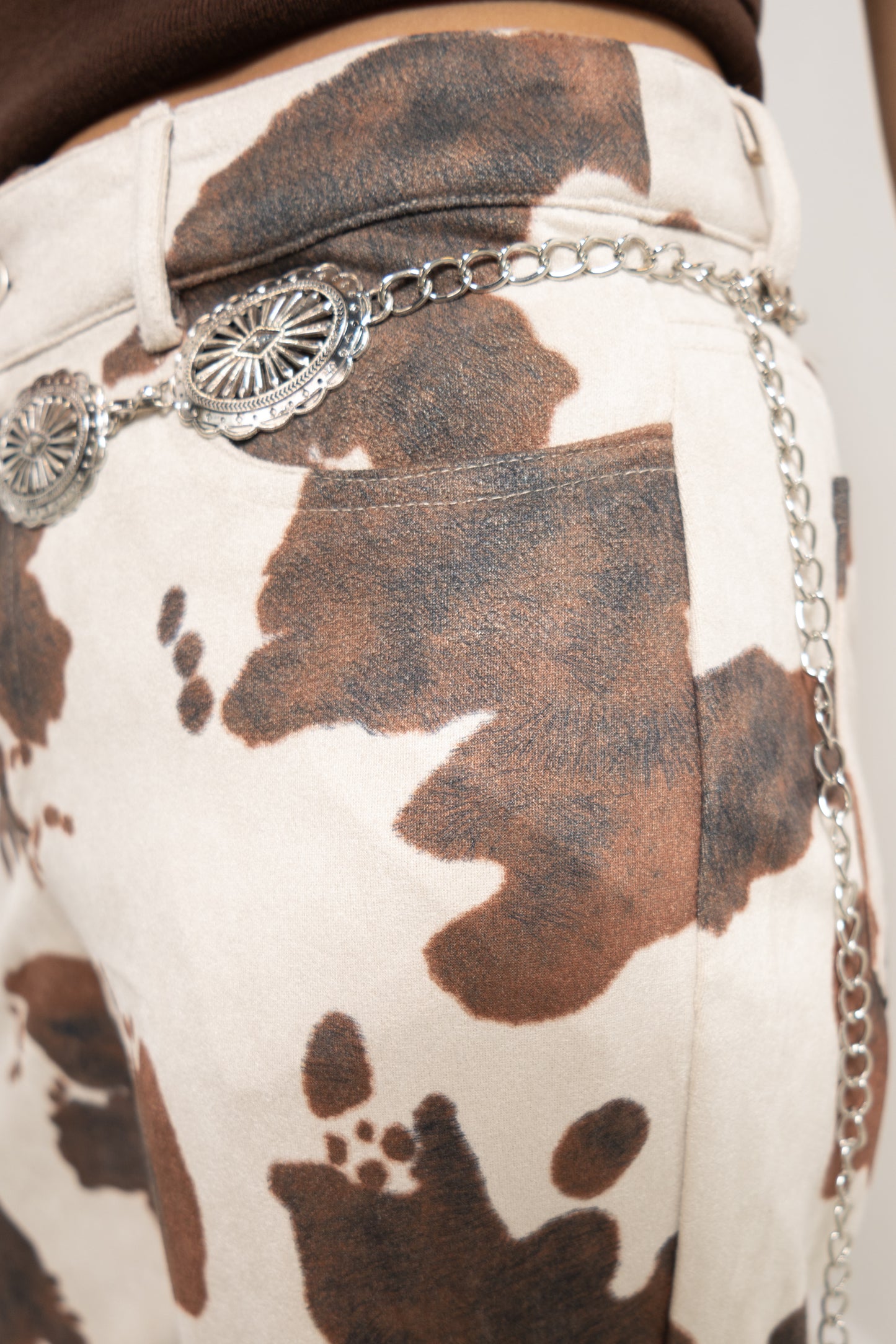 Cowgirl Canvas Low Waist Suede Pants