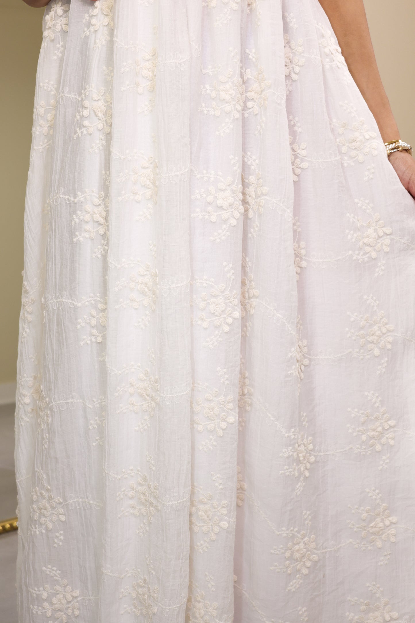 Daisy Dreams Embroidered Midi Dress