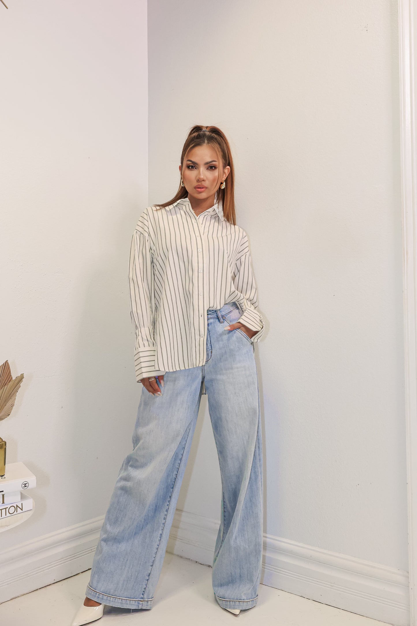 Hidden Nori Wide-Leg Jeans