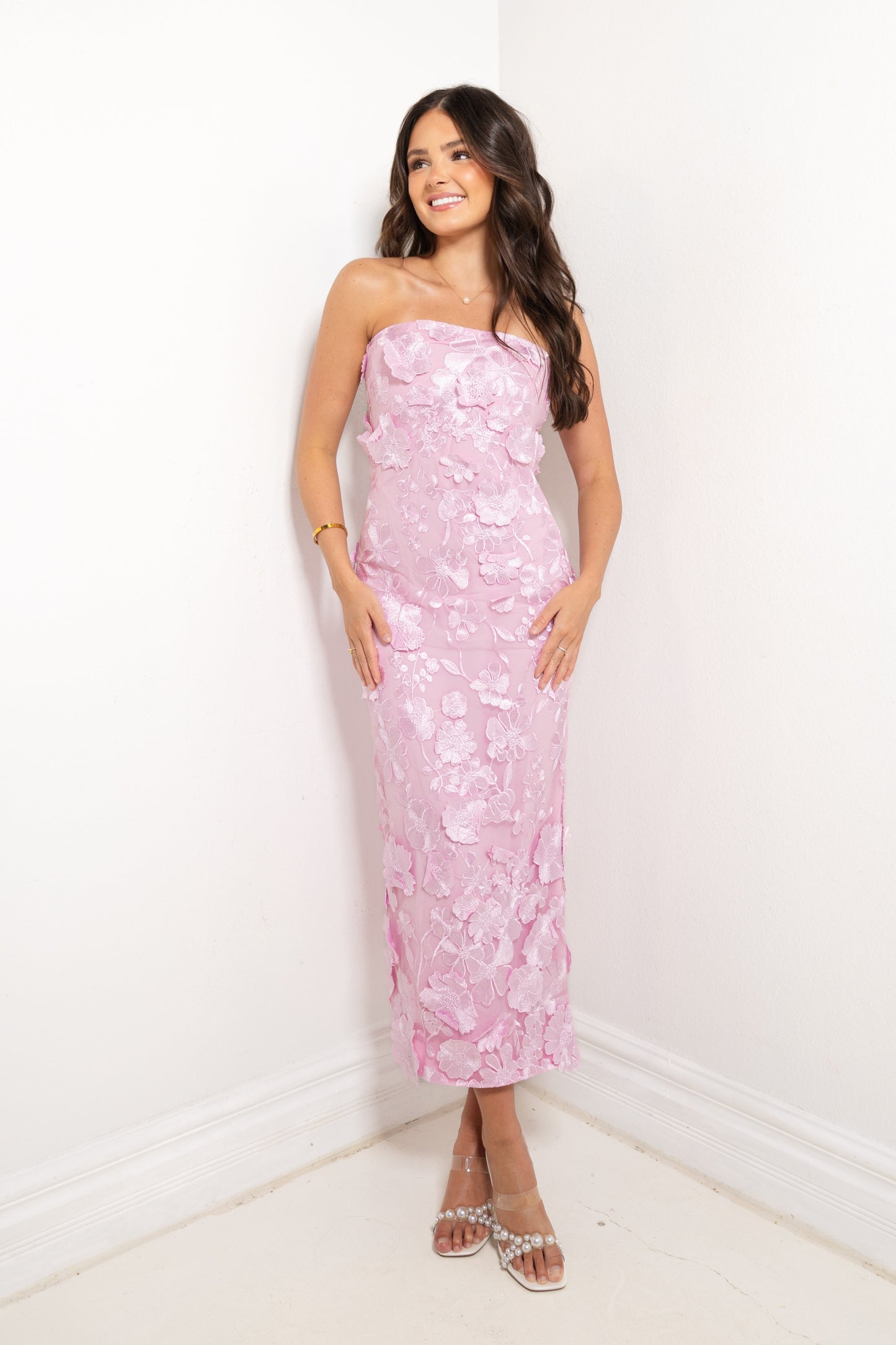 Endless Rose Blossom Lane Strapless Dress