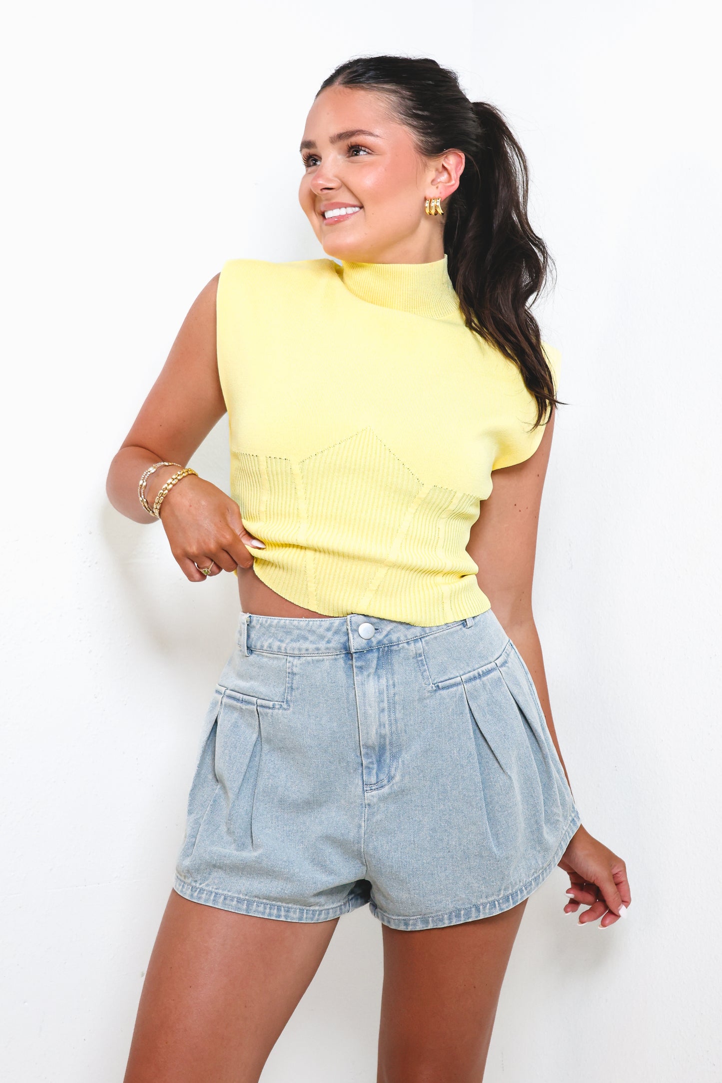 Endless Rose Padded Knit Top