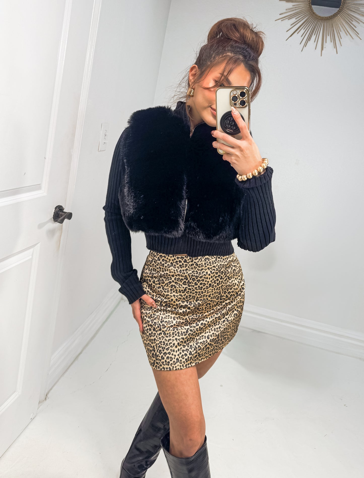 English Factory Bold Mirage Mini Skirt