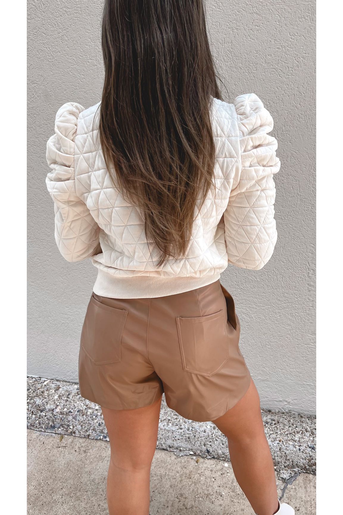 Fall In Faux Leather Shorts-Shorts-KCoutureBoutique, women's boutique in Bossier City, Louisiana