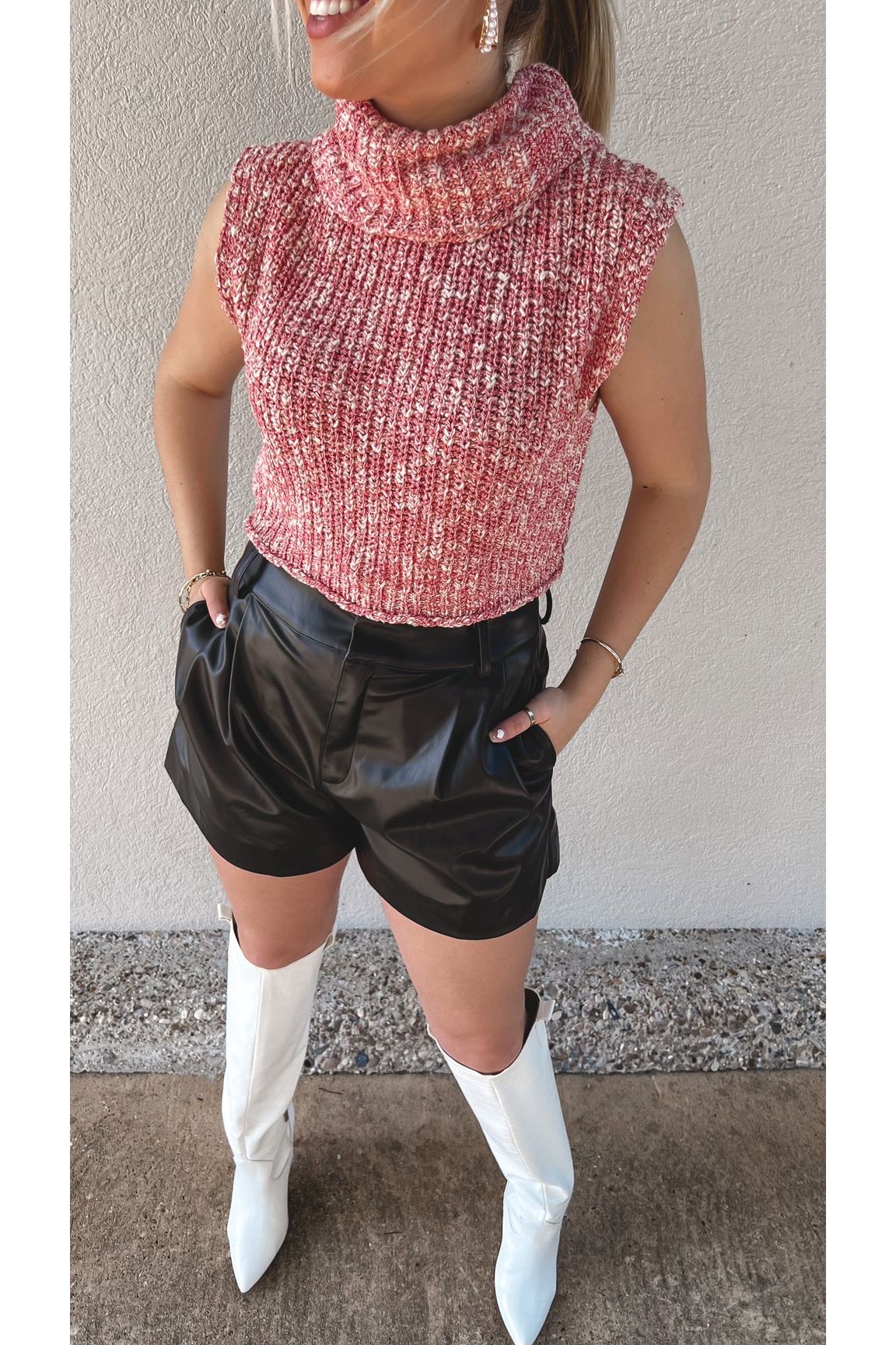 Fall In Faux Leather Shorts-Shorts-KCoutureBoutique, women's boutique in Bossier City, Louisiana