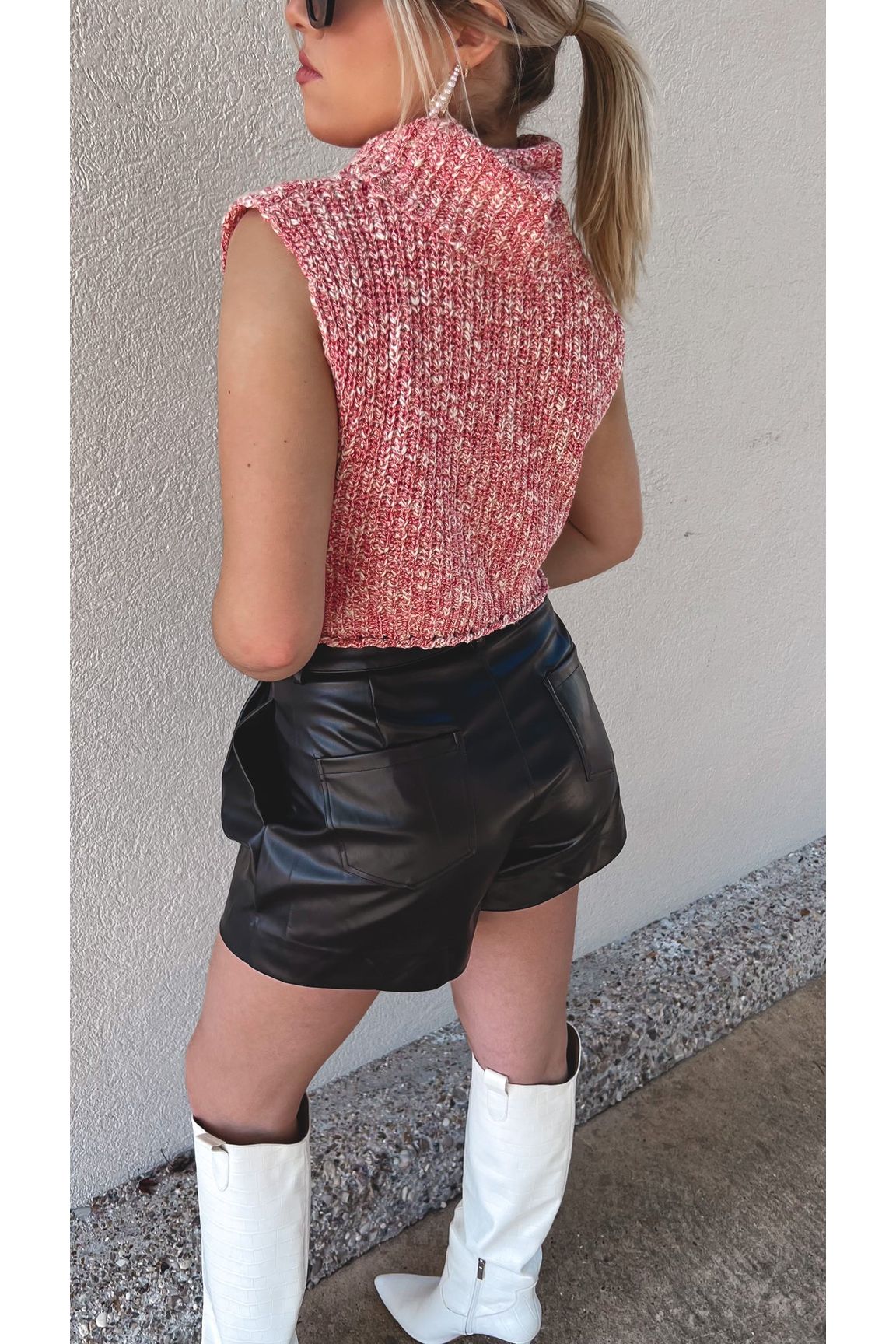 Fall In Faux Leather Shorts-Shorts-KCoutureBoutique, women's boutique in Bossier City, Louisiana
