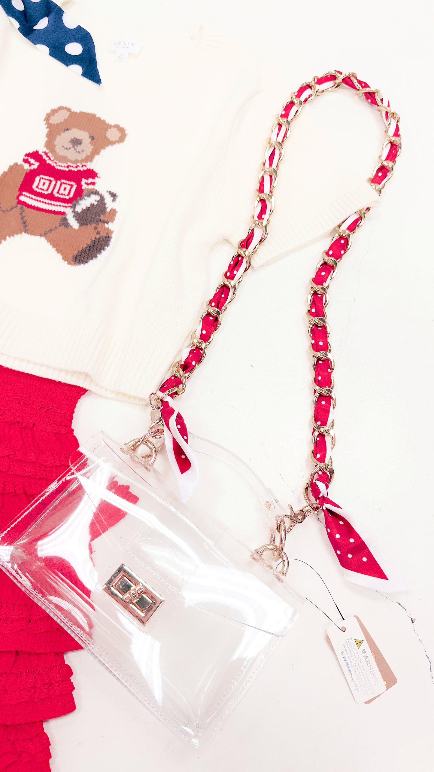 Game Day Scarf Chain Strap