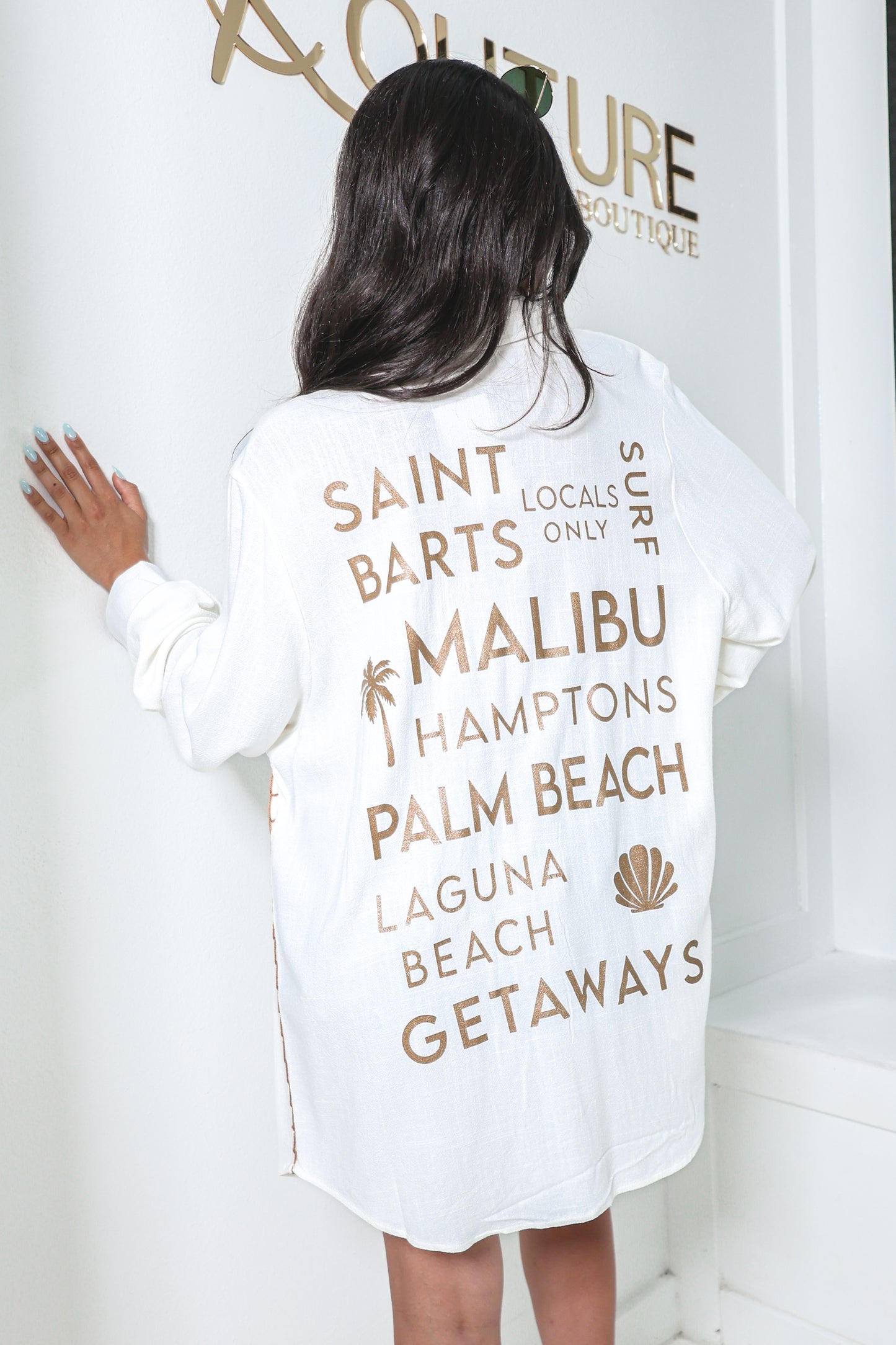 Getaway Girl Linen Top