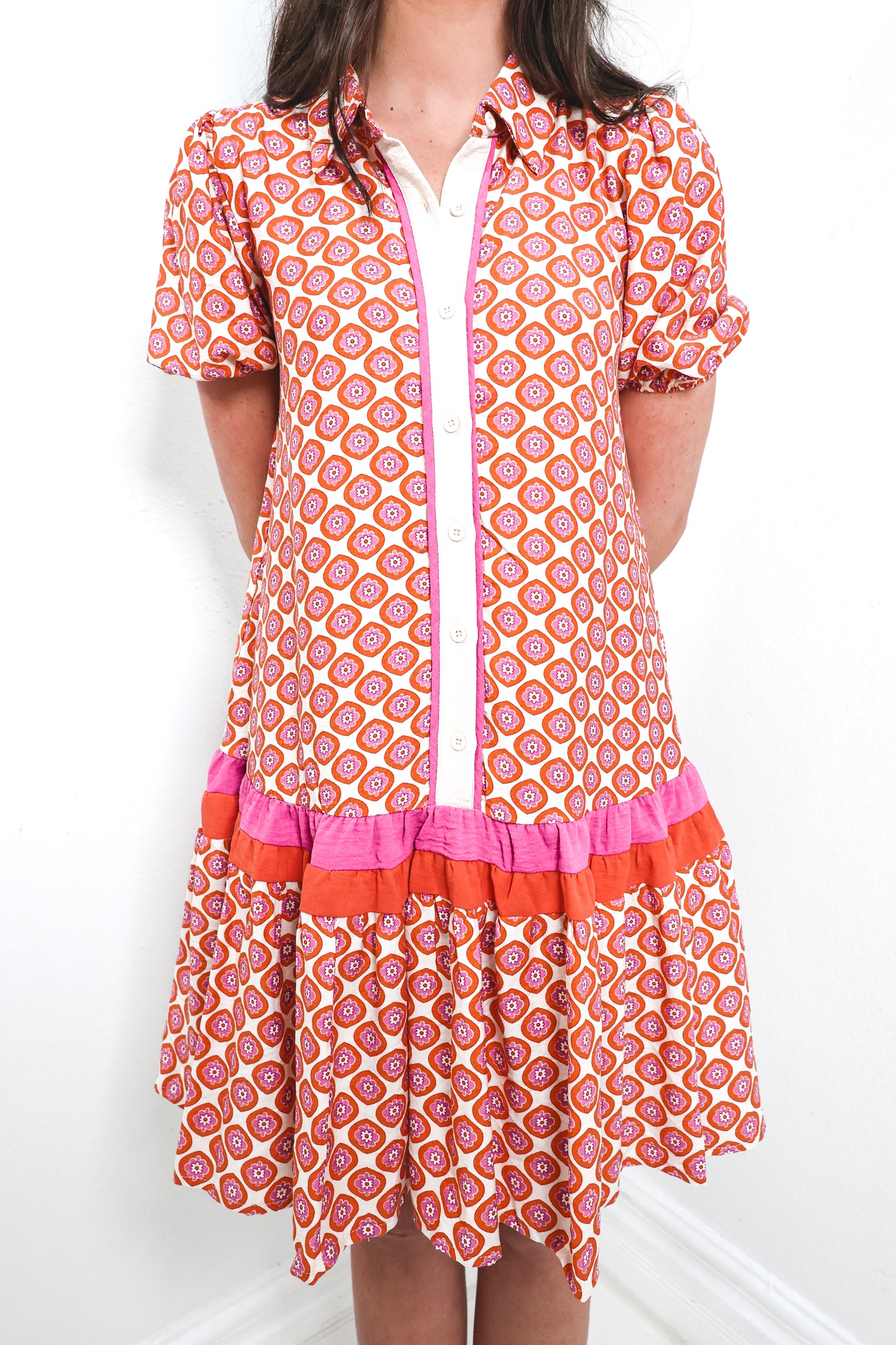 Groove Garden Button Down Mini Dress