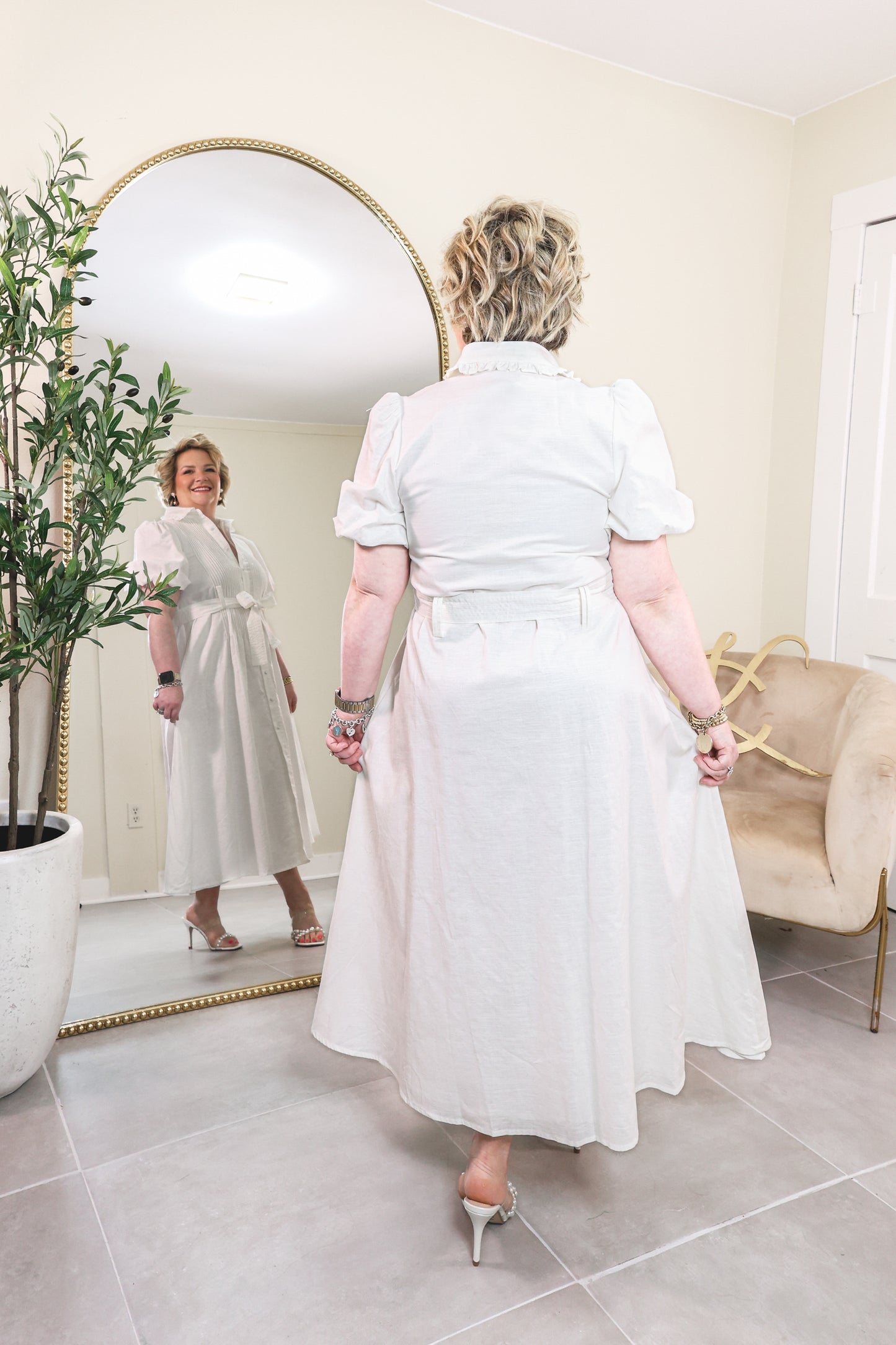Heirloom Button Midi Dress