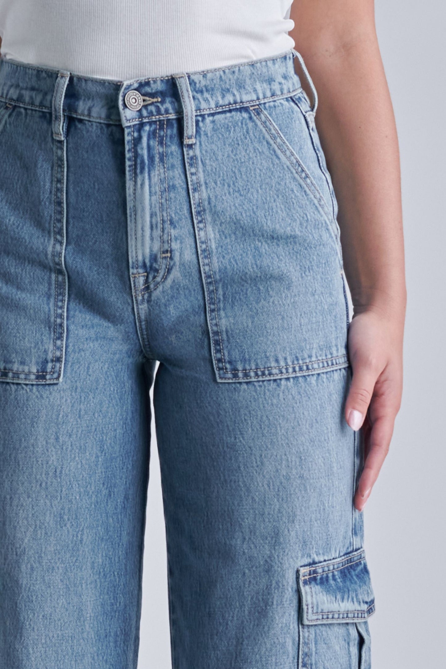 Hidden Logan High Waist Dad Jeans-Bottoms-KCoutureBoutique, women's boutique in Bossier City, Louisiana