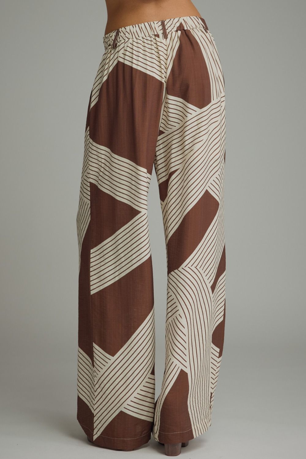 Abstract Ease Wide Leg Pants
