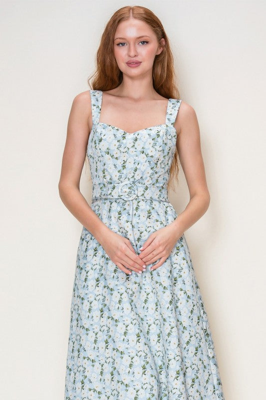 Whispering Garden Midi Dress