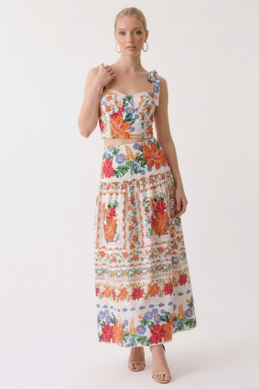 Garden Escape Maxi Skirt