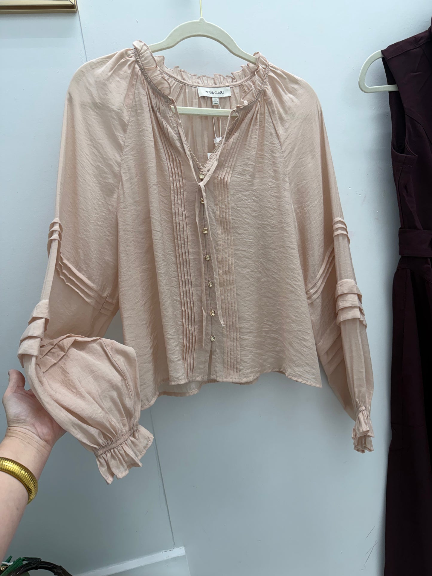Keepsake Pintuck Blouse