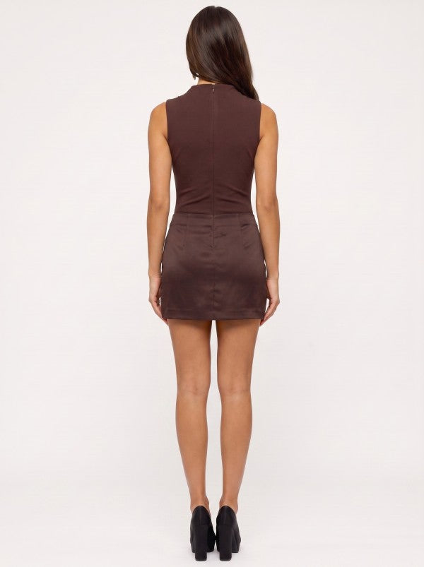 Espresso Muse Bodycon Mini Dress