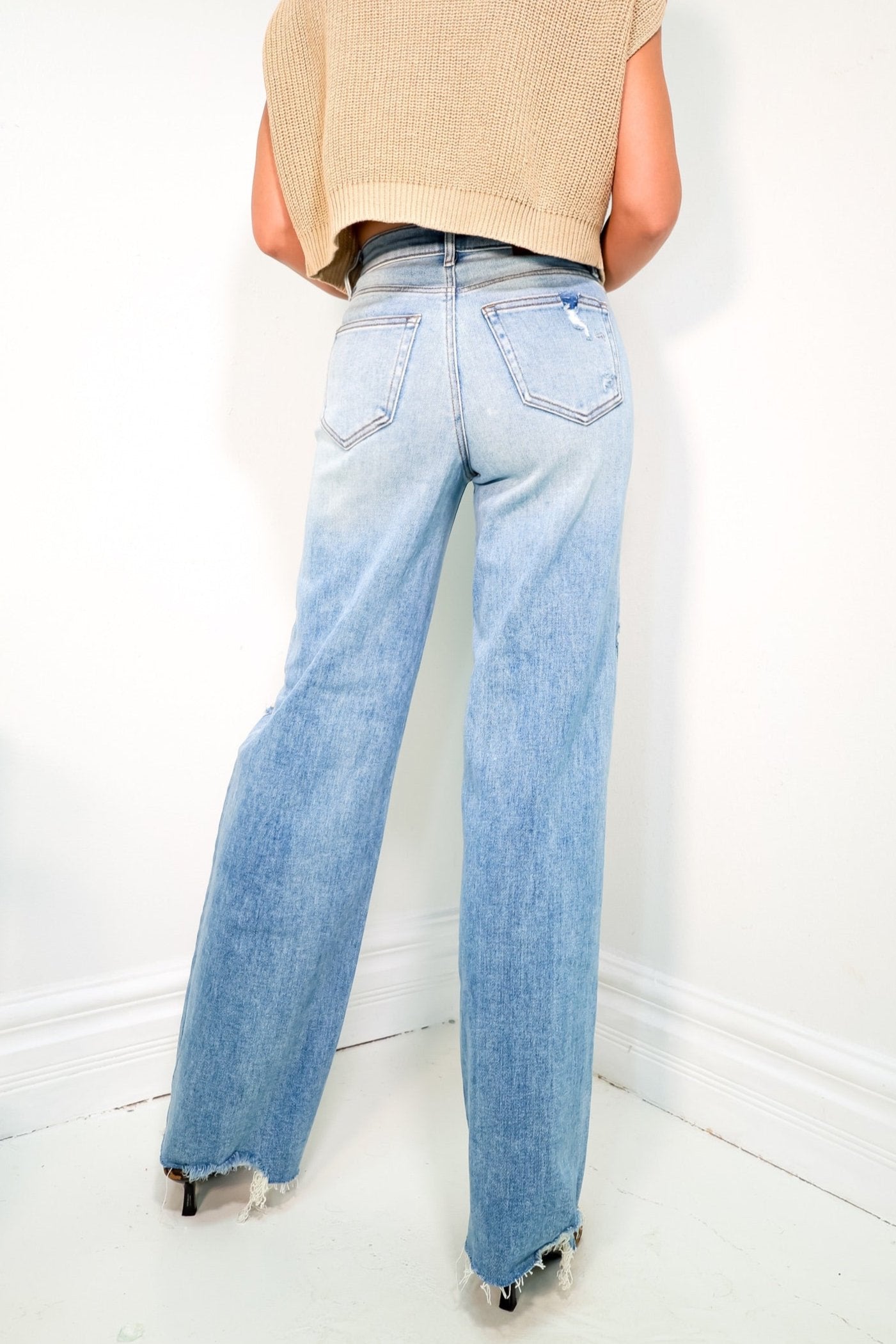 Hidden High Waisted Logan Dad Jeans
