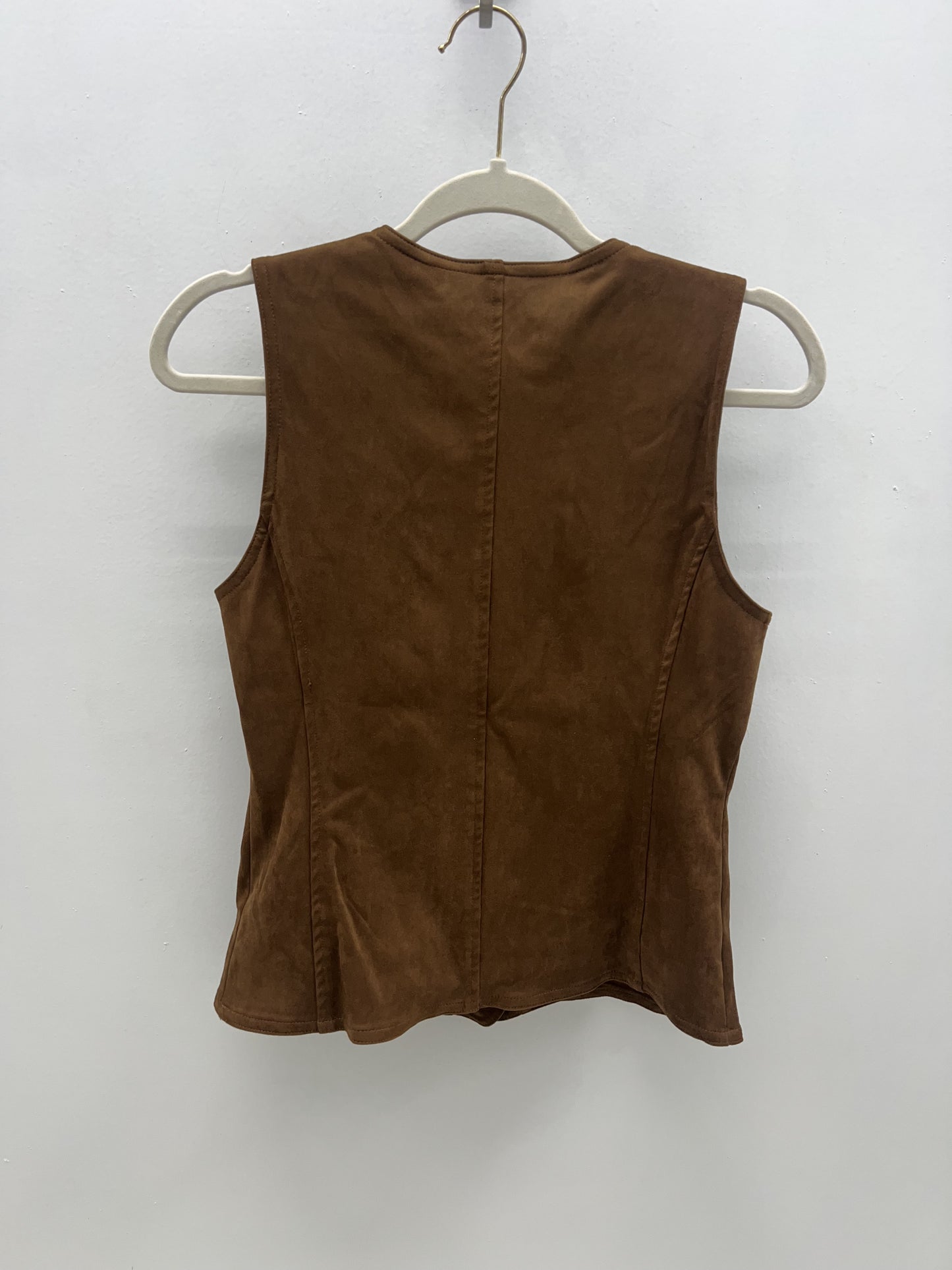 Cocoa & Gold Vest Top