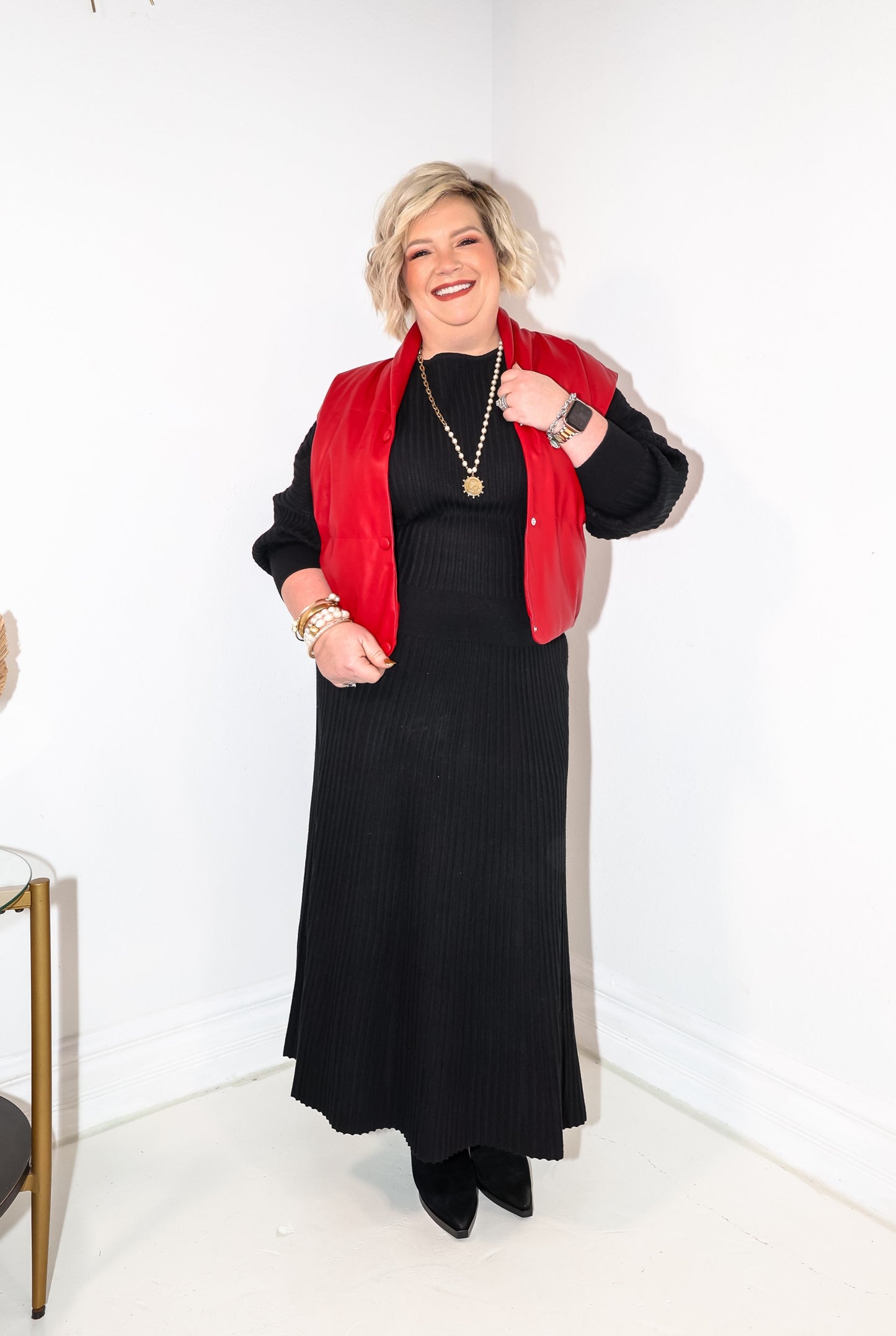 Elan Cherry Blaze High Collar Vest