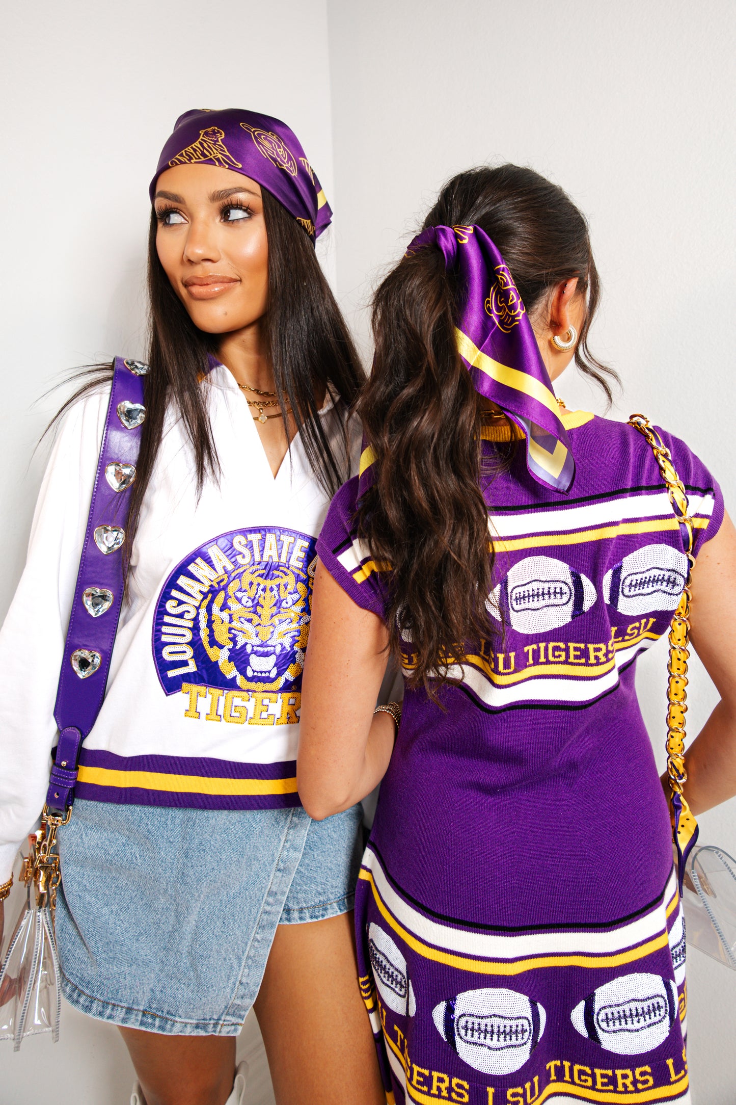 LSU Bandana Gameday Scarf