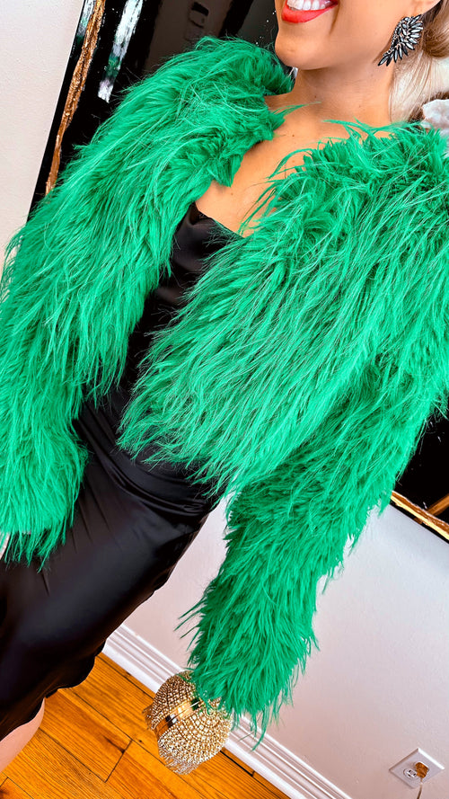 Lana Faux Fur Collared Jacket-Outerwear-KCoutureBoutique, women's boutique in Bossier City, Louisiana