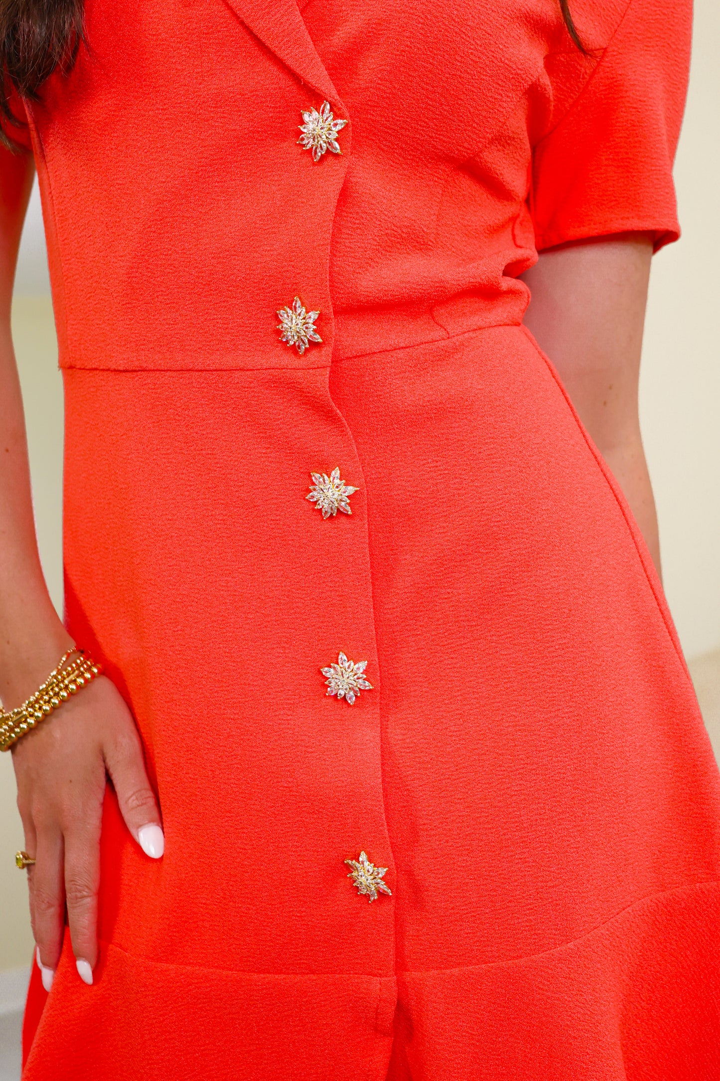 Lead Role Collared Wrap Dress