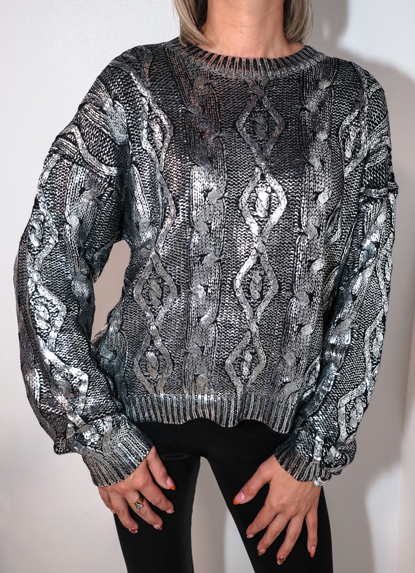 Elan Midnight Twilight Sweater Top