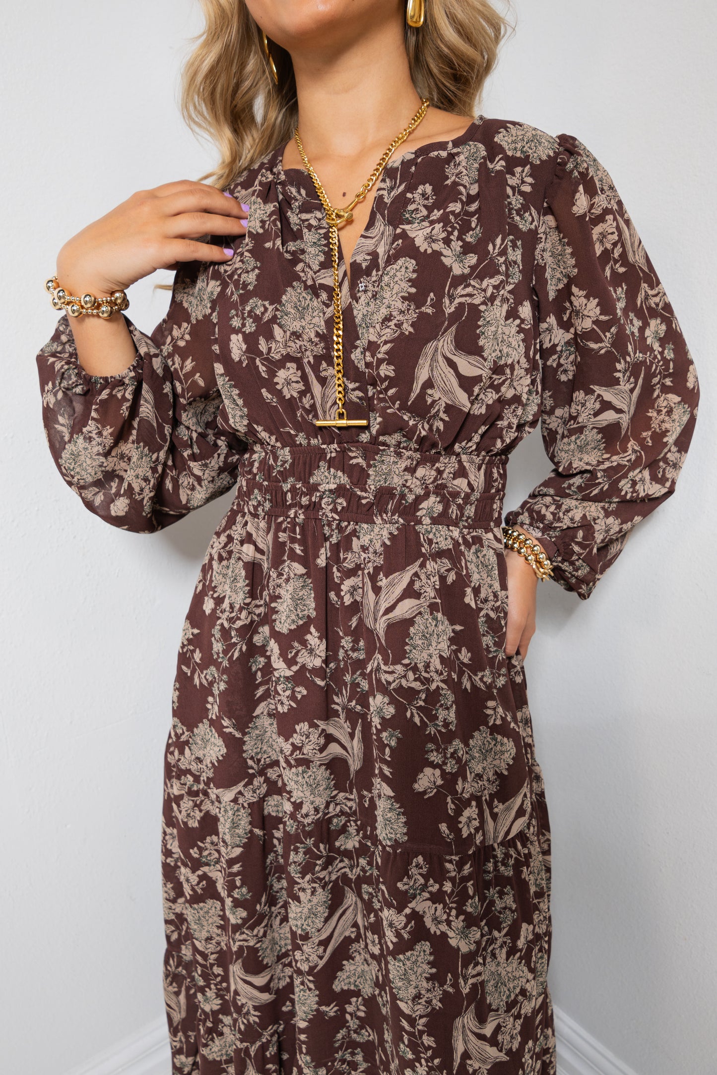 Letters To Autumn Tiered Maxi Dress
