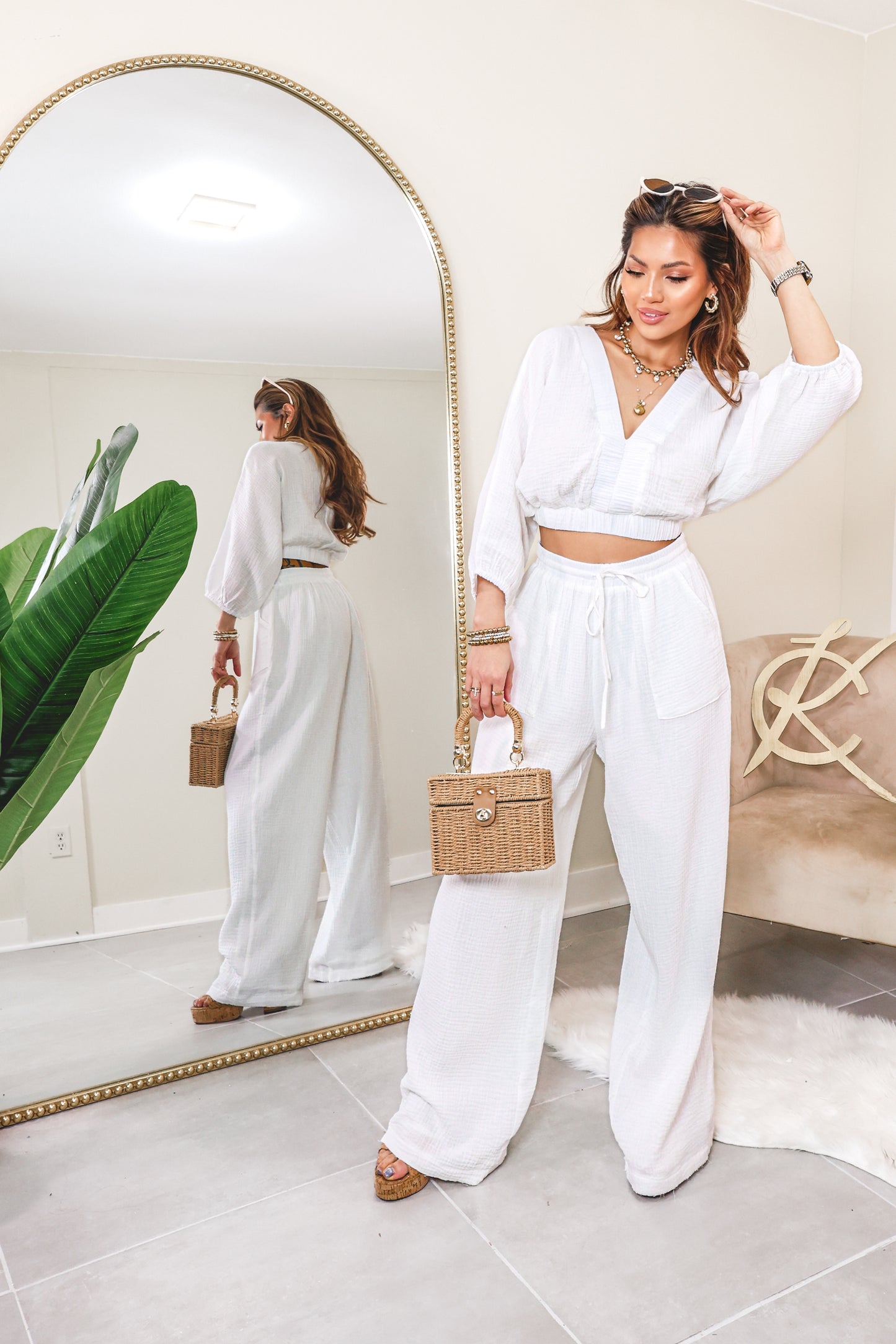 Linen Days Gauze Pants