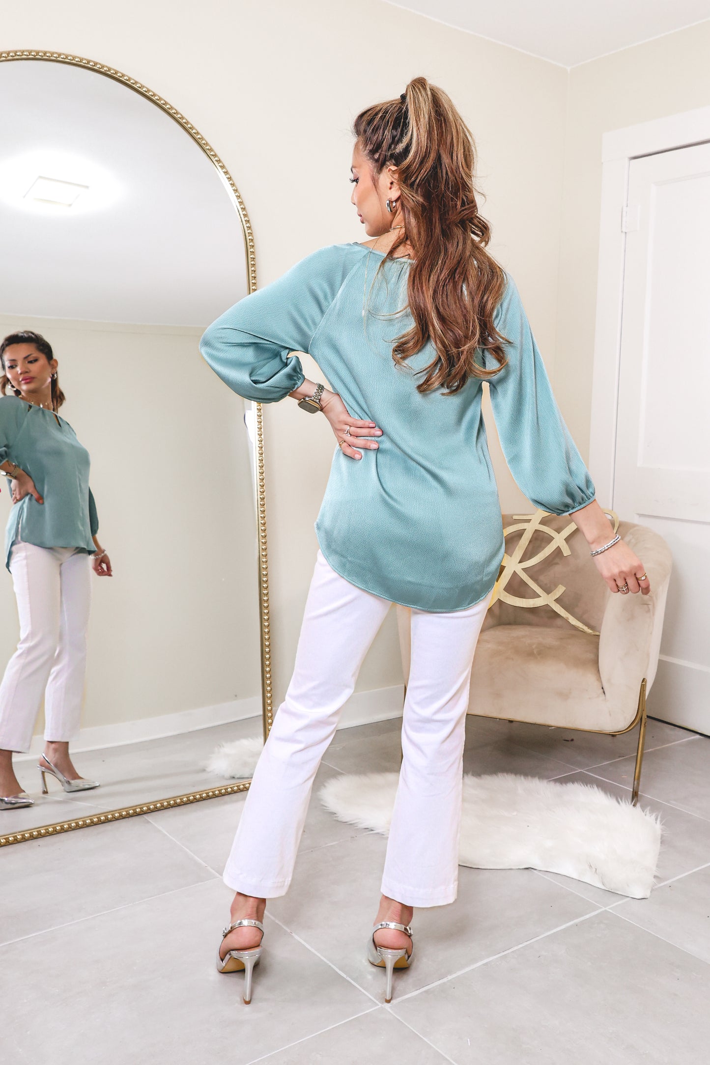 Lysse Dena Cutout Detail Blouse