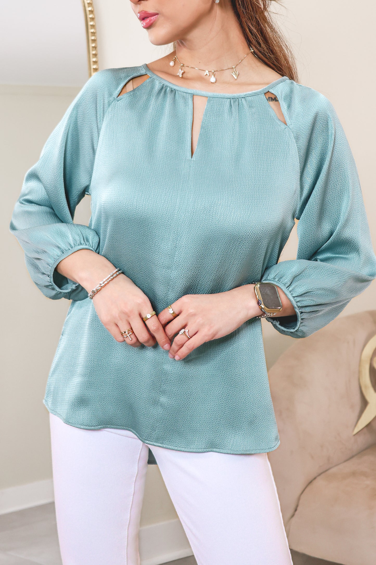 Lysse Dena Cutout Detail Blouse