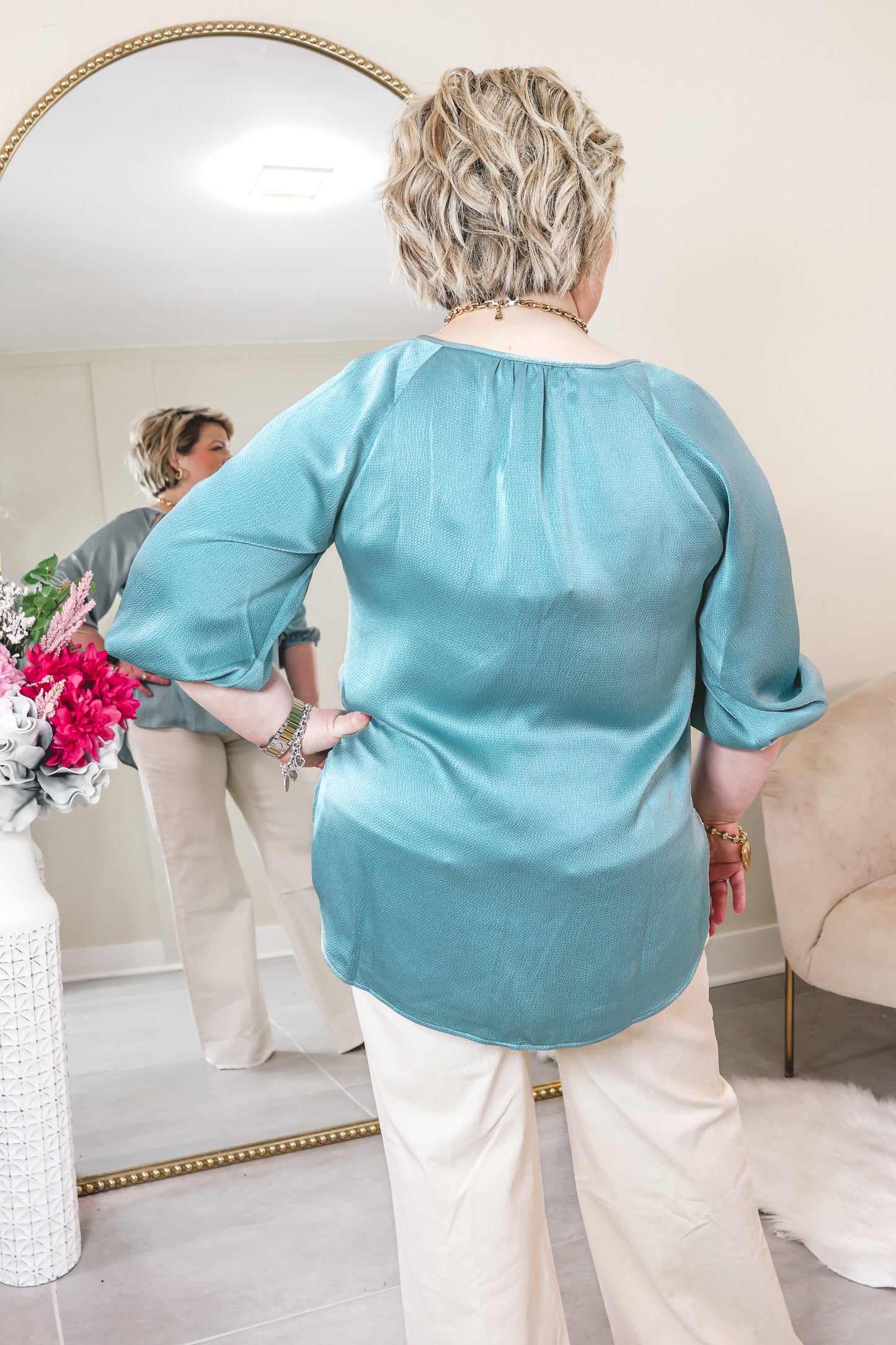 Lysse Dena Cutout Detail Blouse