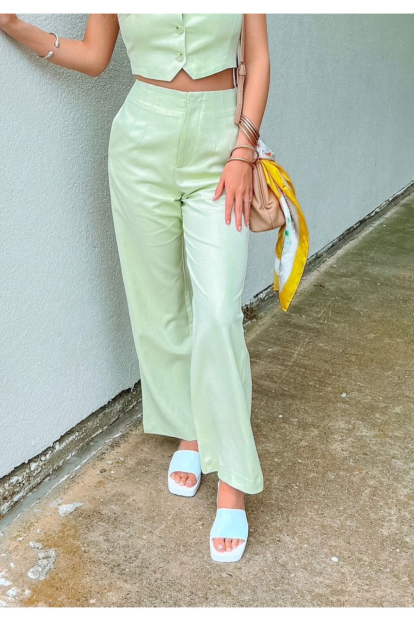 Mint To Be Linen Pants-Bottoms-KCoutureBoutique, women's boutique in Bossier City, Louisiana