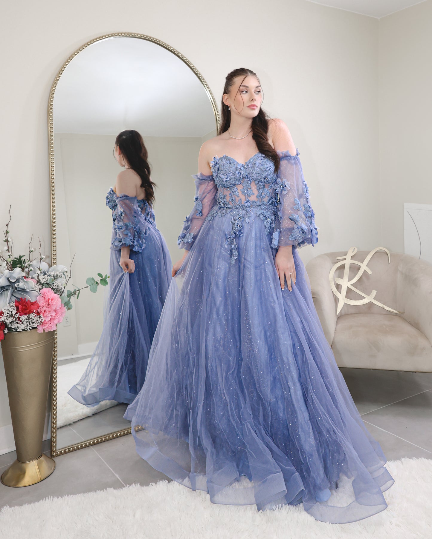 Modern Day Cinderella Evening Gown