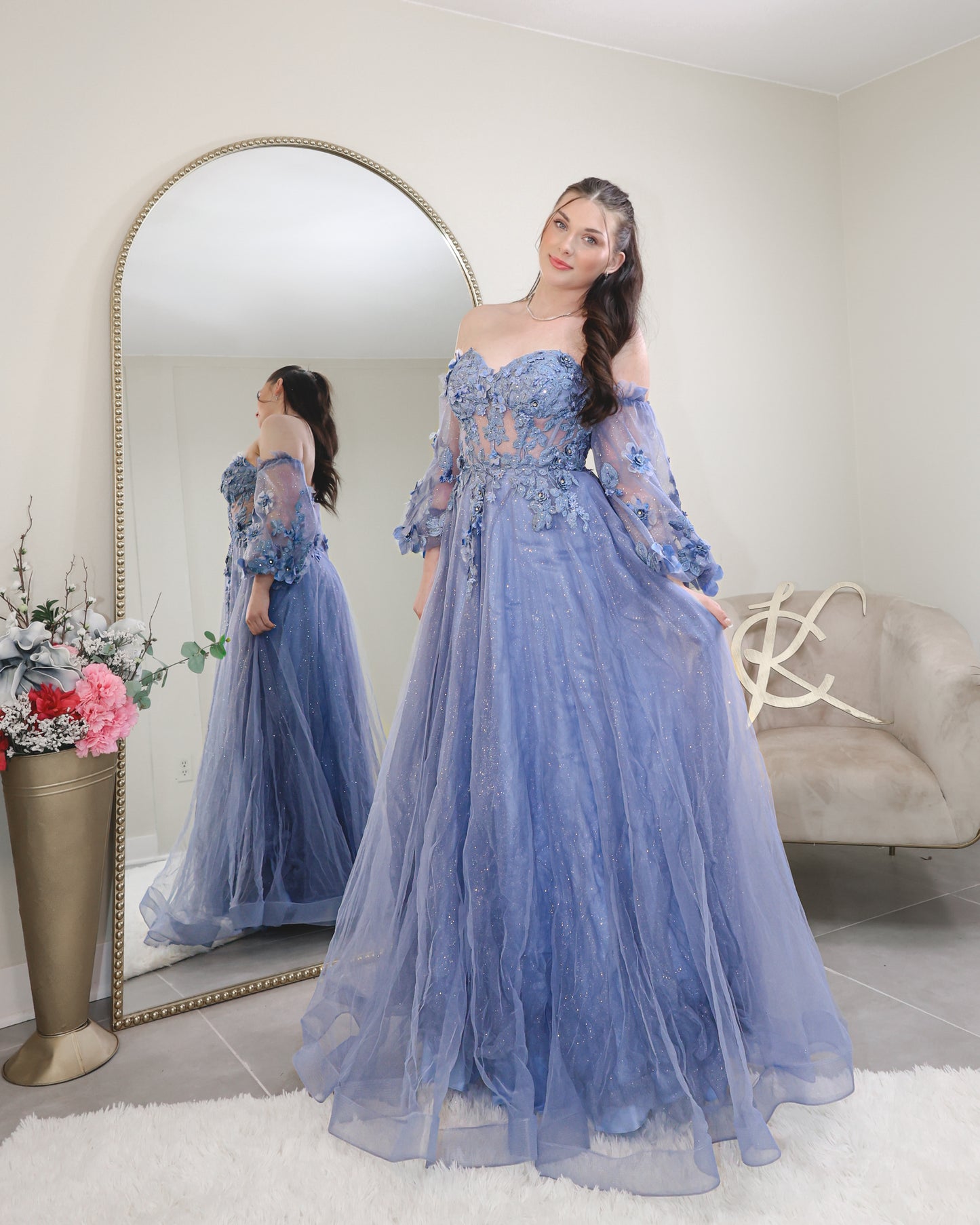 Modern Day Cinderella Evening Gown