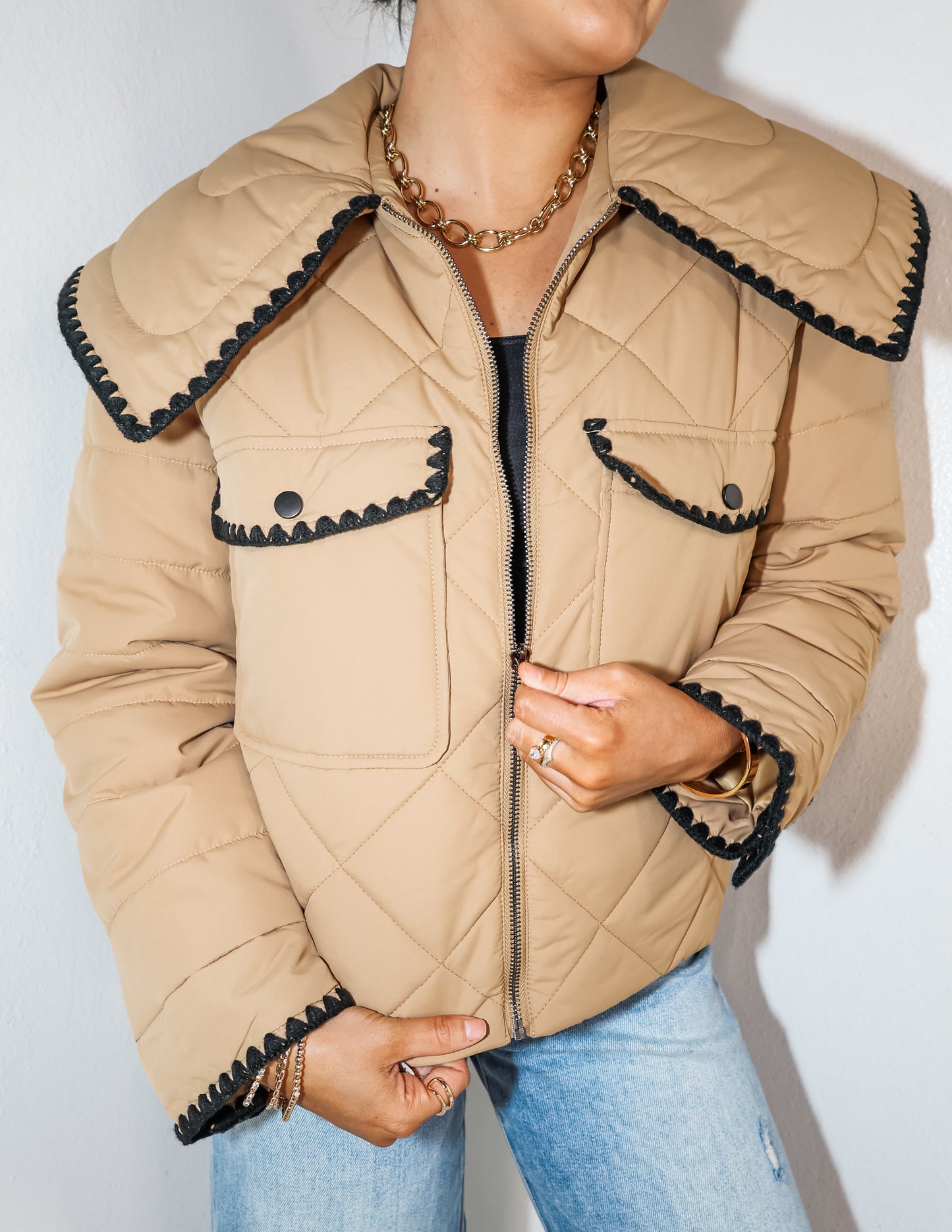 Snuggle Up Quilted Puffer Jacket